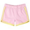vidaXL Shorts til b&oslash;rn str. 128 med kant lyser&oslash;d