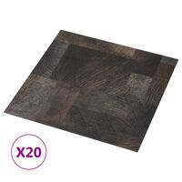 vidaXL selvklæbende gulvbrædder 20 stk. 1,86 m² PVC træstruktur