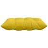 vidaXL Sædepuder 2 pcs Lys Gul 40 x 40 x 6 cm Stof