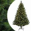 vidaXL Kunstigt Hinged Juletr&aelig; 120 cm 150 LED'er Varm hvid