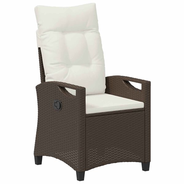 vidaXL Have Stol 2 pcs Brun og Creme 56 x 60 x 112 cm