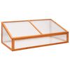 vidaXL drivhus 110x56x39 cm grantr&aelig; orange