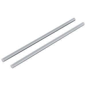 vidaXL Gevind Stang 2 pcs S&oslash;lv 6 x 170 mm St&aring;l