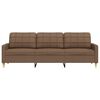 vidaXL 3-personers sofa 210 cm stof brun