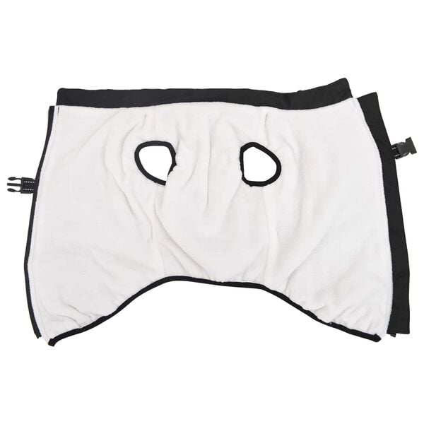 vidaXL Hundejakke Sort L44 Fleece og polyester