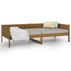 vidaXL daybed massivt fyrretræ gyldenbrun 90x190 cm