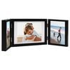 vidaXL folderamme til 3 billeder 28x18 cm + 2x(13x18 cm) sort
