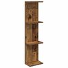 vidaXL V&aelig;ghylde Gammelt tr&aelig; 25 x 15 x 100 cm Konstrueret tr&aelig;