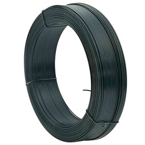 vidaXL hegnsbindetr&aring;d 250 m 0,9/1,4 mm st&aring;l sortgr&oslash;n