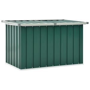 vidaXL opbevaringskasse til haven gr&oslash;n 109x67x65 cm