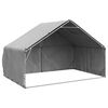 vidaXL udend&oslash;rs hundebur med overtr&aelig;k 3x2x1,9 m galvaniseret st&aring;l