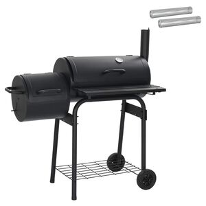 vidaXL Udend&oslash;rs grill 103 x 60 x 113 cm St&aring;l Sort