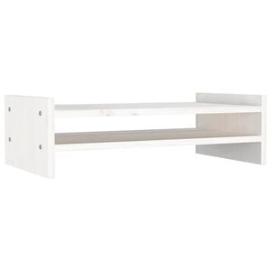 vidaXL sk&aelig;rmholder 50x27x15 cm massivt fyrretr&aelig; hvid