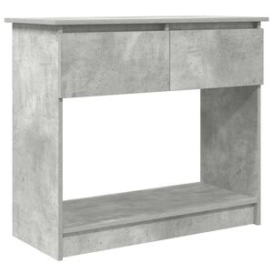 vidaXL konsolbord med skuffer 85,5x38,5x74,5 cm betongr&aring;