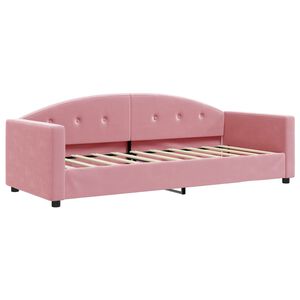 vidaXL daybed 80x200 cm velour pink