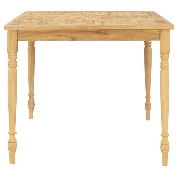 vidaXL spisebordss&aelig;t til haven 7 dele med hynder massivt teaktr&aelig;