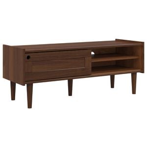 vidaXL TV-skab BILBAO 114 x 40 x 45 cm M&oslash;rk karamel