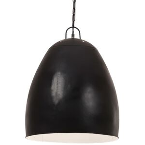 vidaXL industriel h&aelig;ngelampe 25 W rund 42 cm E27 mat sort