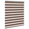 vidaXL zebragardin brun 125x150 cm stofbredde 120,9 cm polyester