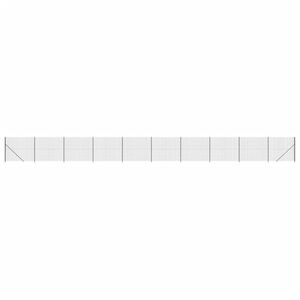 vidaXL tr&aring;dhegn med flange 1,4x25 m antracitgr&aring;