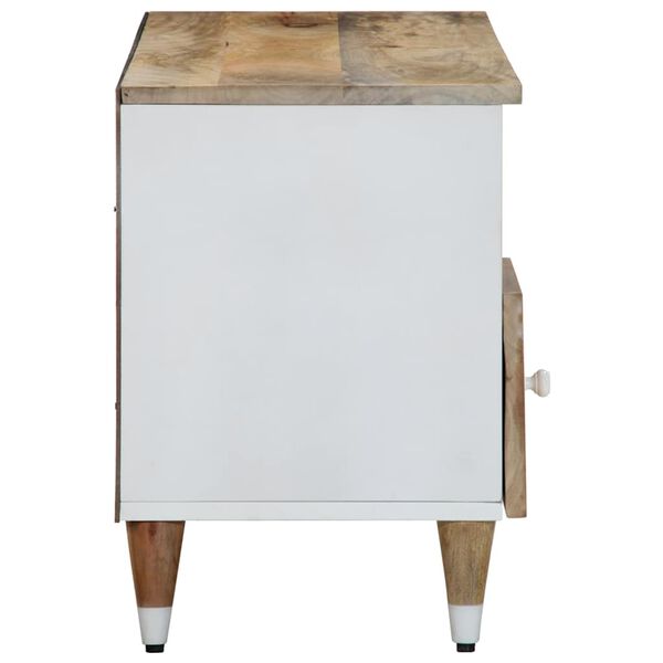 vidaXL tv-bord 100x33,5x46 cm massivt mangotræ