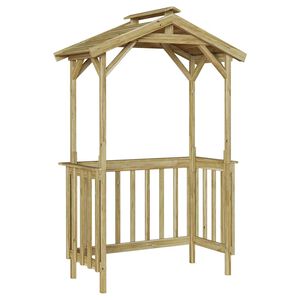 vidaXL Grillhytte Impr&aelig;gneret fyrretr&aelig;