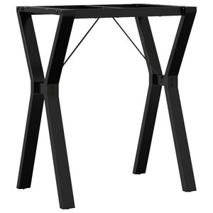 vidaXL bordben til spisebord 60x40x73 cm Y-stel st&aring;l