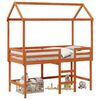 vidaXL Hemsengramme VoksBrun 90 x 190 cm Massivt fyrretr&aelig;