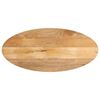 vidaXL bordplade 90x40x2,5 cm oval massivt mangotr&aelig;