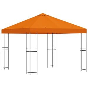 vidaXL Pavillon 3 x 3 m Orange Polyester og St&aring;l 190 gsm