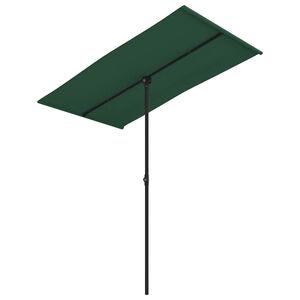 vidaXL haveparasol med aluminiumstang 180x110 cm gr&oslash;n