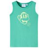 Tanktop til b&oslash;rn str. 104 gr&oslash;n
