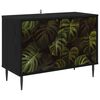 vidaXL TV-skab ELBURG 69 x 33 x 50,5 cm Sort eg Konstrueret tr&aelig;