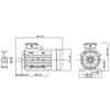 vidaXL 3-faset elektrisk motor 1,5 kW/2 hk 2-polet 2840 o/m aluminium