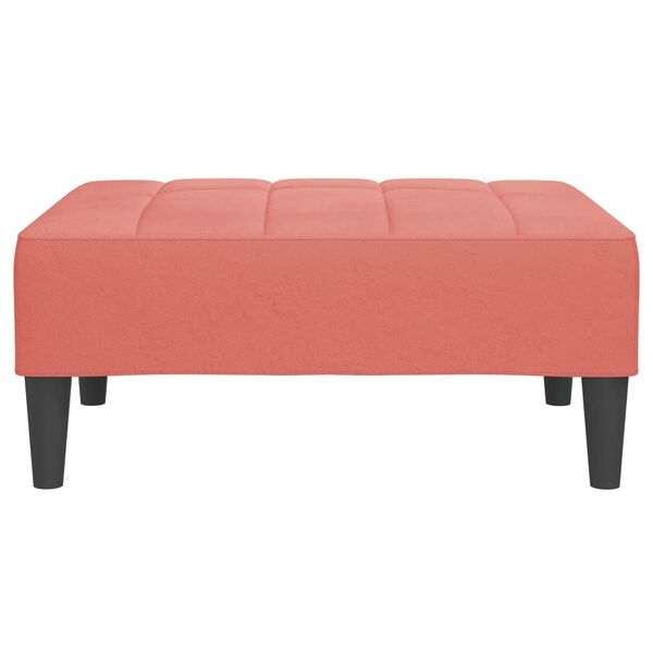 vidaXL fodskammel 78x56x32 cm fl&oslash;jl pink