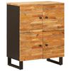 vidaXL Sideskab Brun 60 x 33 x 75 cm Massivt mangotr&aelig;