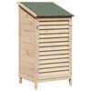 vidaXL Have Skur Naturfarvet 59 x 56 x 113,5 cm Massivt Fyrretr&aelig;