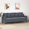 vidaXL 3-personers sofa 180 cm fløjl mørkegrå