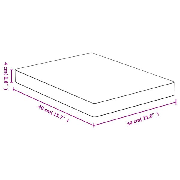 vidaXL sk&aelig;rebr&aelig;t 30x40x4 cm bambus