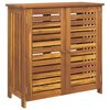 vidaXL Havekabinet Naturfarvet 90 x 40 x 90cm Massivt Akacietr&aelig;