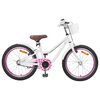 vidaXL B&oslash;rnecykel 20 tommer til b&oslash;rn i alderen 6-11 &aring;r Hvid