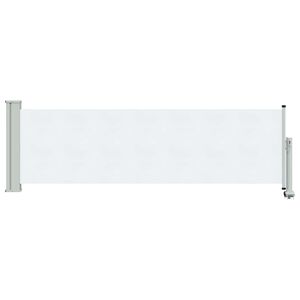 vidaXL Side Markise 60 x 300 cm Rektangul&aelig;r Hvid