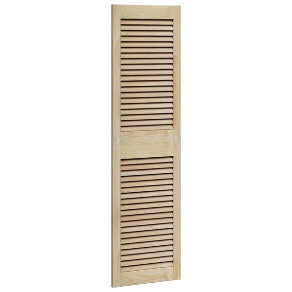 vidaXL Skabsd&oslash;r med d&oslash;r 2 pcs Naturfarvet 140,5 x 2,1 x 39,5 cm