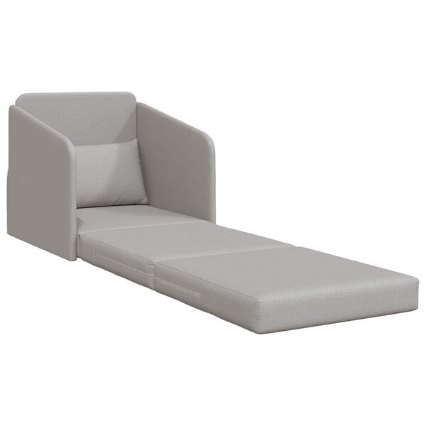 vidaXL Sovesofa 60cm Skygr&aring; Stof