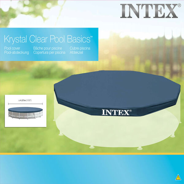 Intex poolovertræk 457 cm rund 28032