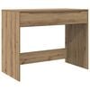 vidaXL Skrivebord med skuffe Artisan Eg Konstrueret tr&aelig;