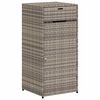 vidaXL opbevaringsskab til haven 55x55x111 cm polyrattan gr&aring;