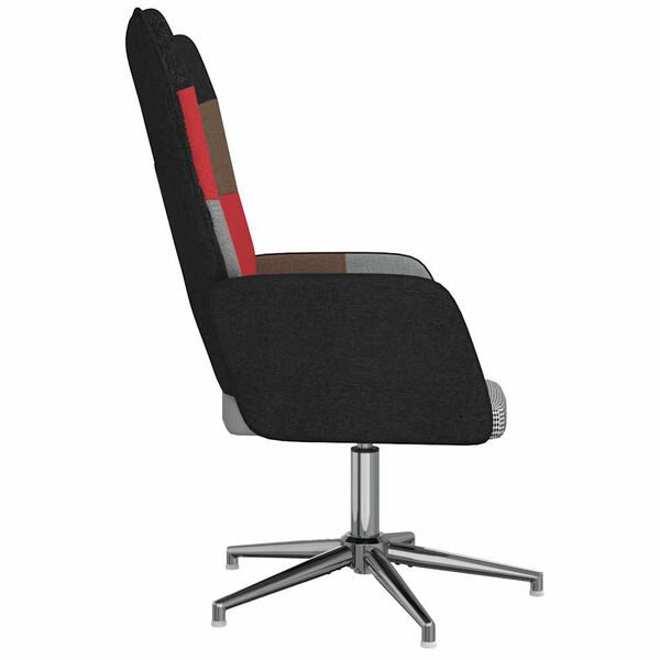 vidaXL l&aelig;nestol stof patchwork