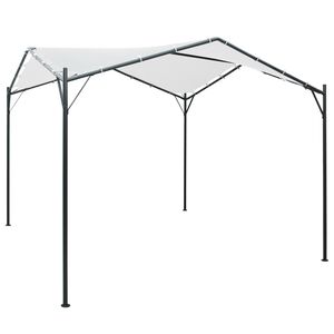 vidaXL havepavillon 3x3x2,6 m 180 g/m&sup2; hvid