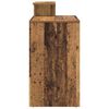 vidaXL Bord med hylde Gammelt tr&aelig; 120,5 x 44 x 88,5 cm Konstrueret tr&aelig;
